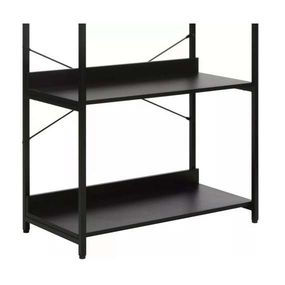 Entrémøbel RIN B 80x200 cm - sort matt - hyller