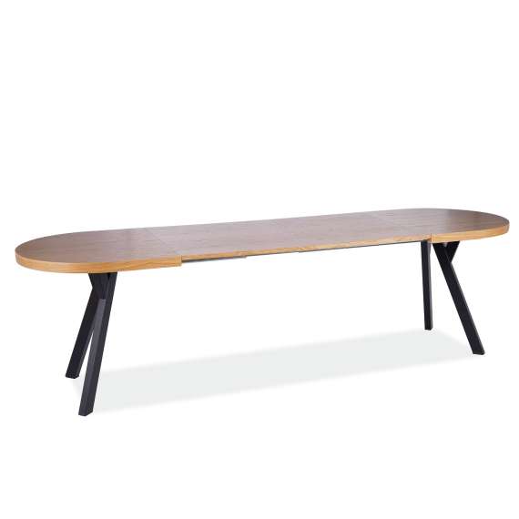 Spisebord Domingo 140(272)x80 cm - eik - uttrekkbart