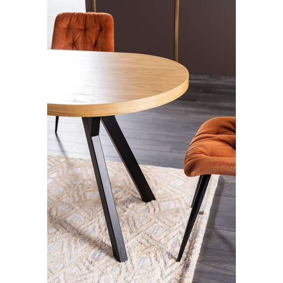 Spisebord Domingo 140(272)x80 cm - eik - uttrekkbart