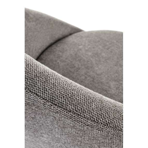 Barstol Grenada - grå - sorte ben