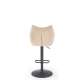 Barstol Burgos - beige - justerbar høyde