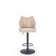 Barstol Burgos - beige - justerbar høyde