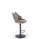 Barstol Burgos - gråbrun - justerbar høyde