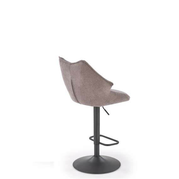 Barstol Burgos - gråbrun - justerbar høyde