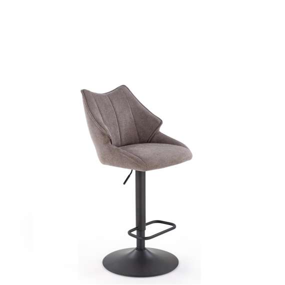 Barstol Burgos - gråbrun - justerbar høyde