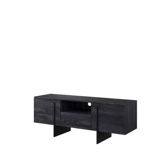 Tv-benk Larena 150x40 cm - sort betong