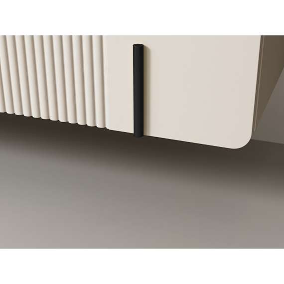 Tv-benk Malmi - 200x57 cm - cashmere - 2 dører - 2 skuffer