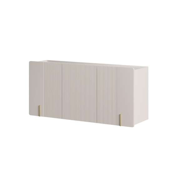 Vegghengt skjenk Malmi - 150x87 cm - cashmere - 3 dører