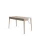 Skrivebord Match MK 139x71 cm - lys eik - beige