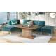 Sofabord Aston 120-200x70 cm - halifax - hev/senk