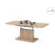 Stuebord Aston 120-200x70 cm - eik sonoma - hev/senk