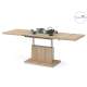Stuebord Aston 120x70 cm - eik - hev/senk