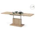 Stuebord Aston 120x70 cm - eik - hev/senk