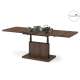 Stuebord Aston 120-200x70 cm - brun eik - hev/senk
