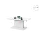 Sofabord Aston 120-200x70 cm - hvit matt - hev/senk
