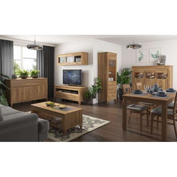 Hylle Bergen 110x27 cm - eik sibiu gold