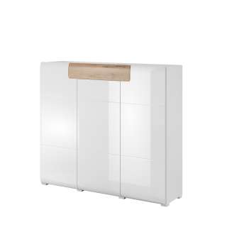 Skjenk Tolledo 147x131 cm - hvit høyglans