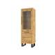 Vitrineskap Halle 64x190 cm Tre look