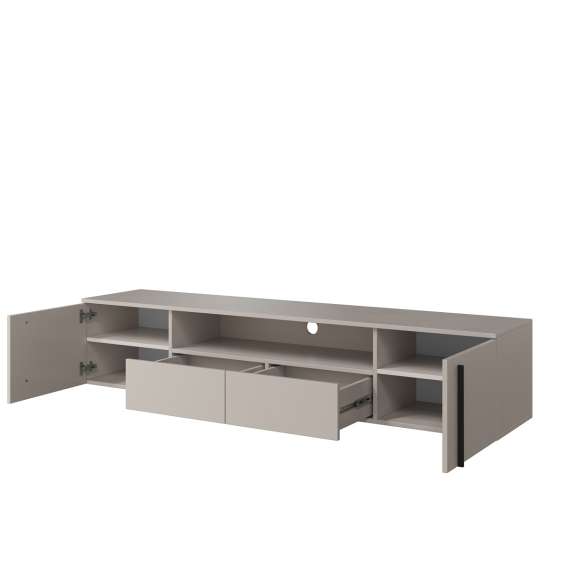 Tv-benk Larena 200x40 cm - cashmere - vegghengt