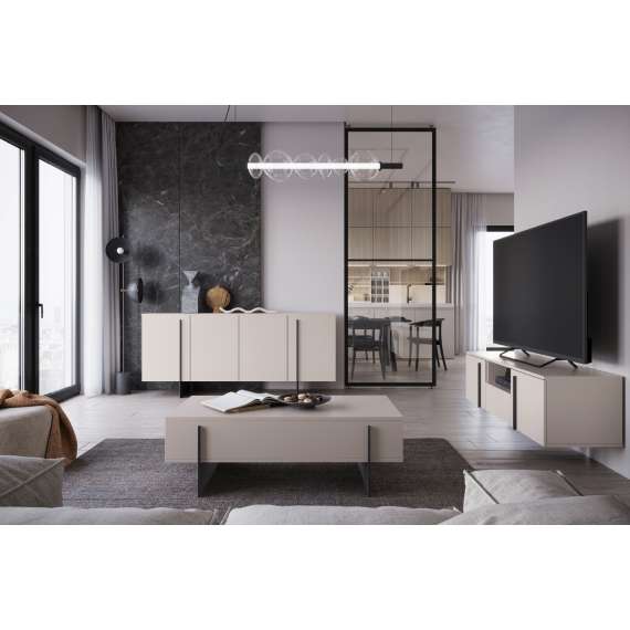 Vegghengte nattbord Larena - cashmere matt - 2 stk