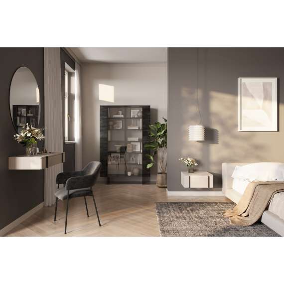 Vegghengte nattbord Larena - cashmere matt - 2 stk