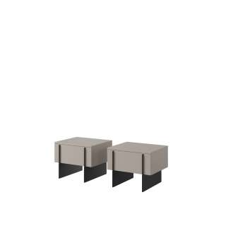 Nattbord Larena - cashmere matt - 2 stk