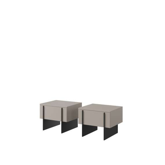 Nattbord Larena - cashmere matt - 2 stk