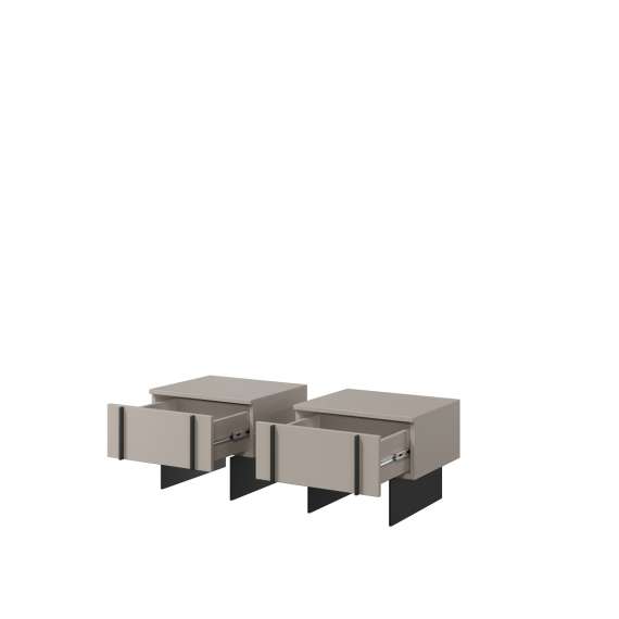 Nattbord Larena - cashmere matt - 2 stk