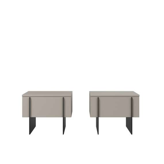 Nattbord Larena - cashmere matt - 2 stk