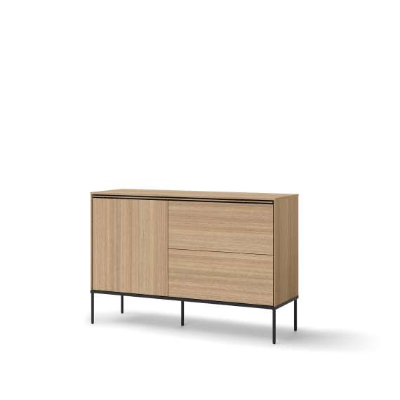 Skjenk Visso 127x85 cm - eik - med skuffer