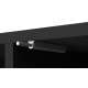 Tv-benk Wave 200 cm - 4 dører - Svart