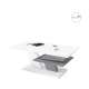 Sofabord Cliff 110 cm - hvit matt - betong