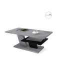 Sofabord Cliff 110 cm - betong - svart matt