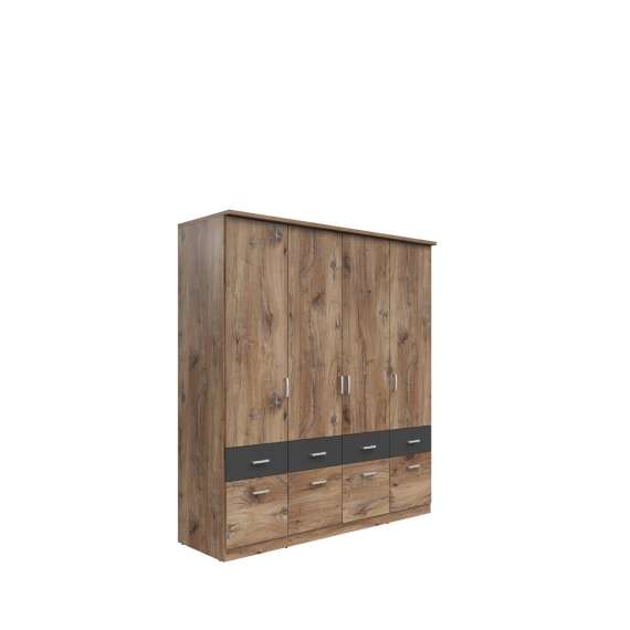 Overskap Brandon 181x39 cm - 4 dører - eik flagstaff