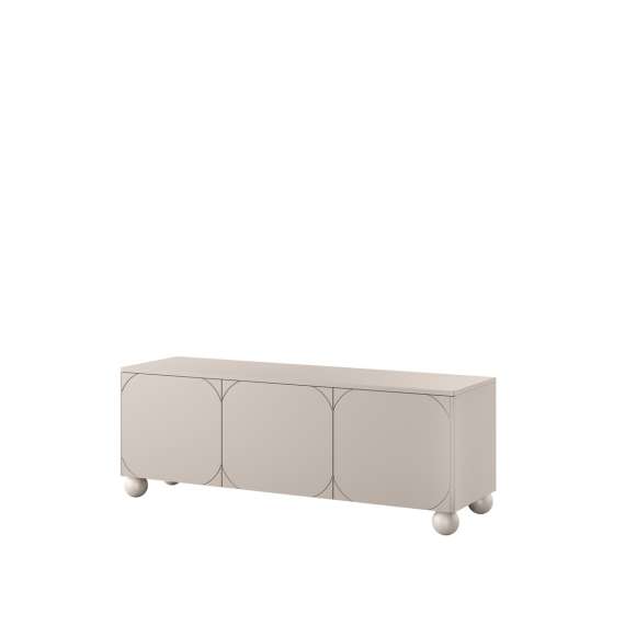 Tv-benk Sonatia II 150x57 - cashmere - 3 dører