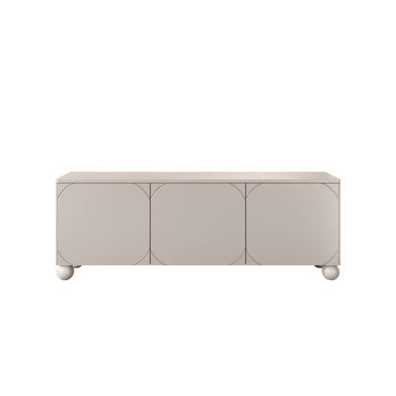 Tv-benk Sonatia II 150x57 - cashmere - 3 dører