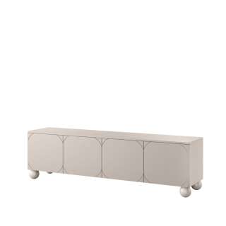 Tv-benk Sonatia II 200x57 - cashmere - 4 dører