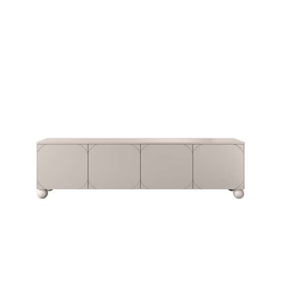 Tv-benk Sonatia II 200x57 - cashmere - 4 dører