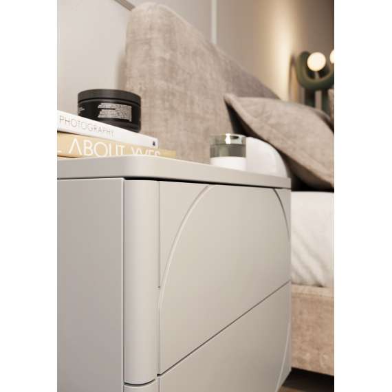 Tv-benk Sonatia II 200x57 - cashmere - 4 dører