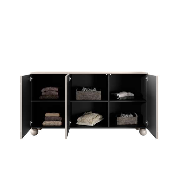 Skjenk Sonatia II 150x82 - cashmere - 3 dører