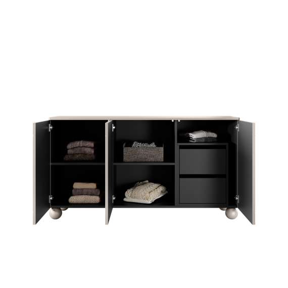 Skjenk Sonatia II 150x82 - cashmere - 3 dører