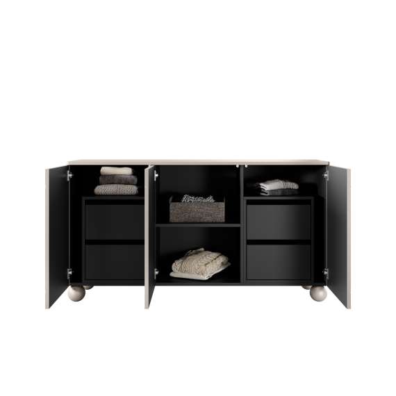 Skjenk Sonatia II 150x82 - cashmere - 3 dører