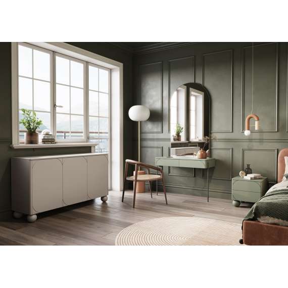 Skjenk Sonatia II 200x82 - cashmere - 4 dører