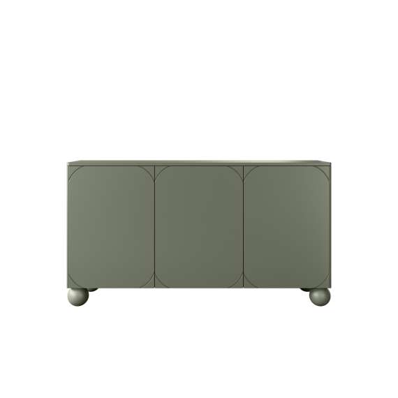 Skjenk Sonatia II 150x82 - olivengrønn - 3 dører