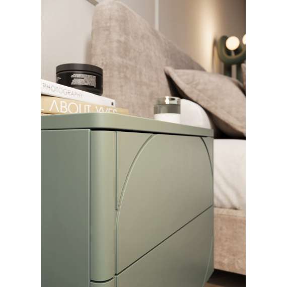 Skjenk Sonatia II 150x82 - olivengrønn - 3 dører