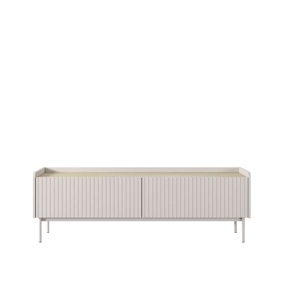 Tv-benk Level 153x50 cm - beige - eik - 2 dører