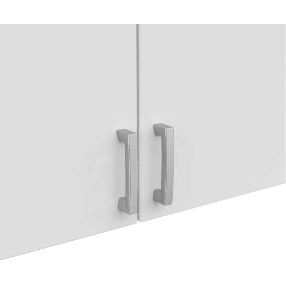 Overskap Brandon 91x39 cm - 2 dører - eik artisan - hvit matt