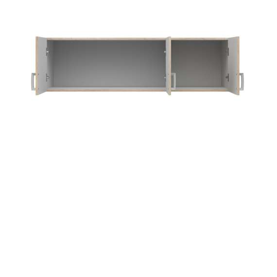 Overskap Brandon 136x39 cm - 2 dører - eik sonoma