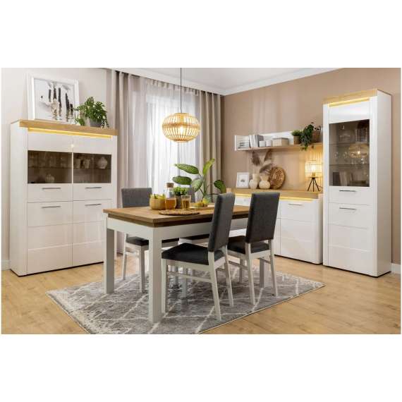 Stuebord Horton 110x65 cm - med hylle