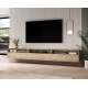 Tv-benk Baros 270 cm - eik - vegghengt
